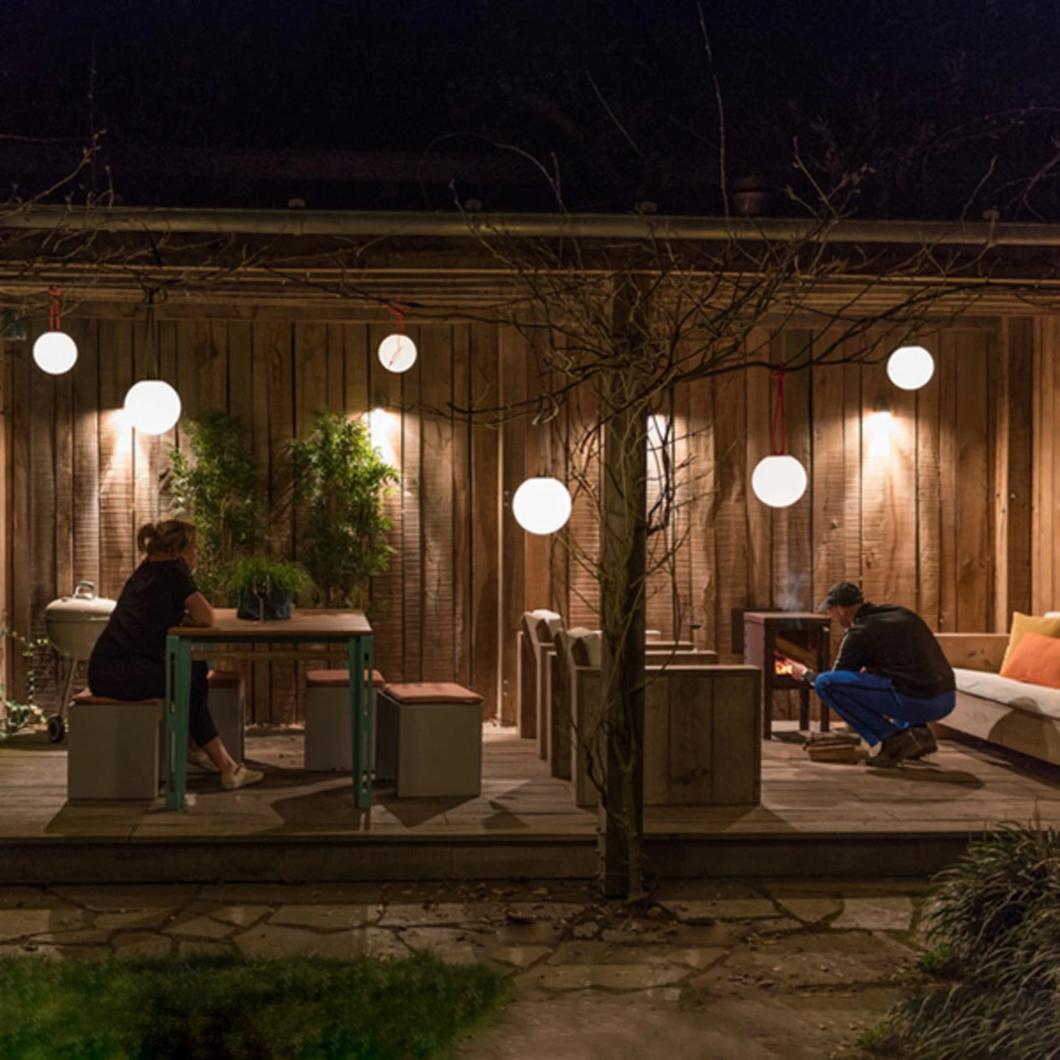 Fatboy Bolleke LED-Hängeleuchte Mit Akku, Taupe 6 Fatboy Bolleke LED-Hängeleuchte Mit Akku, Taupe – Bild 6