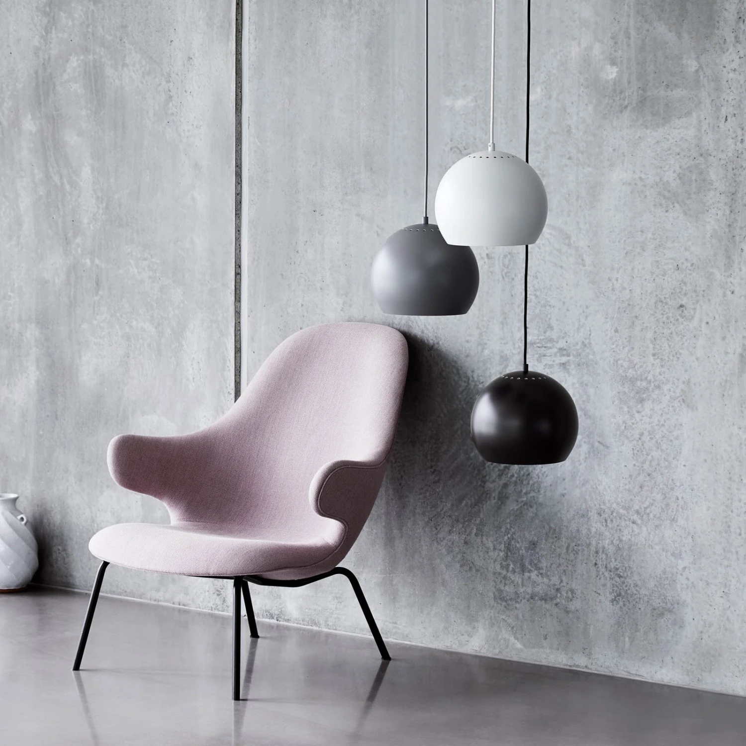 FRANDSEN Ball Hängelampe, Ø 25 Cm, Weiß Matt 2 FRANDSEN Ball Hängelampe, Ø 25 Cm, Weiß Matt – Bild 2