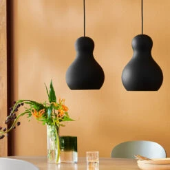 FRITZ HANSEN Calabash P2 Hängeleuchte Schwarz Matt -Modegeschäft Für Heimbeleuchtung 3575008 2