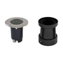 EVN Talpa Bodeneinbauleuchte GU10 Edelstahl Rund