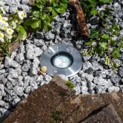 EVN Talpa Bodeneinbauleuchte GU10 Edelstahl Rund -Modegeschäft Für Heimbeleuchtung 4026014 4