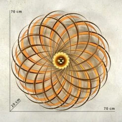 Gofurnit Veneria Wandleuchte, Kirschbaum, Ø 70 Cm -Modegeschäft Für Heimbeleuchtung 4027040 4