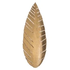 Wandleuchte Pietro In Blattform, Gold -Modegeschäft Für Heimbeleuchtung 4512204 3