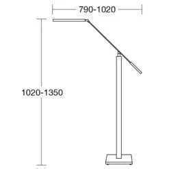 HerzBlut Otto O LED-Steh-Leseleuchte Eiche Geölt -Modegeschäft Für Heimbeleuchtung 4543050 2