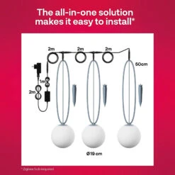 Innr Smart Outdoor Globe Colour LED-Kugel, 3er-Set -Modegeschäft Für Heimbeleuchtung 5037104 4