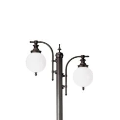 Mastleuchte Madeira 2-flammig Dunkelgrün