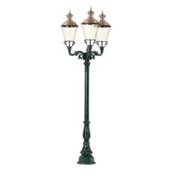 Dreiflammiger Kandelaber Parijs, Schwarz