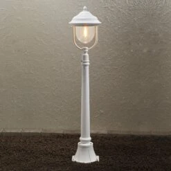 Konstsmide Wegeleuchte Parma, Weiß