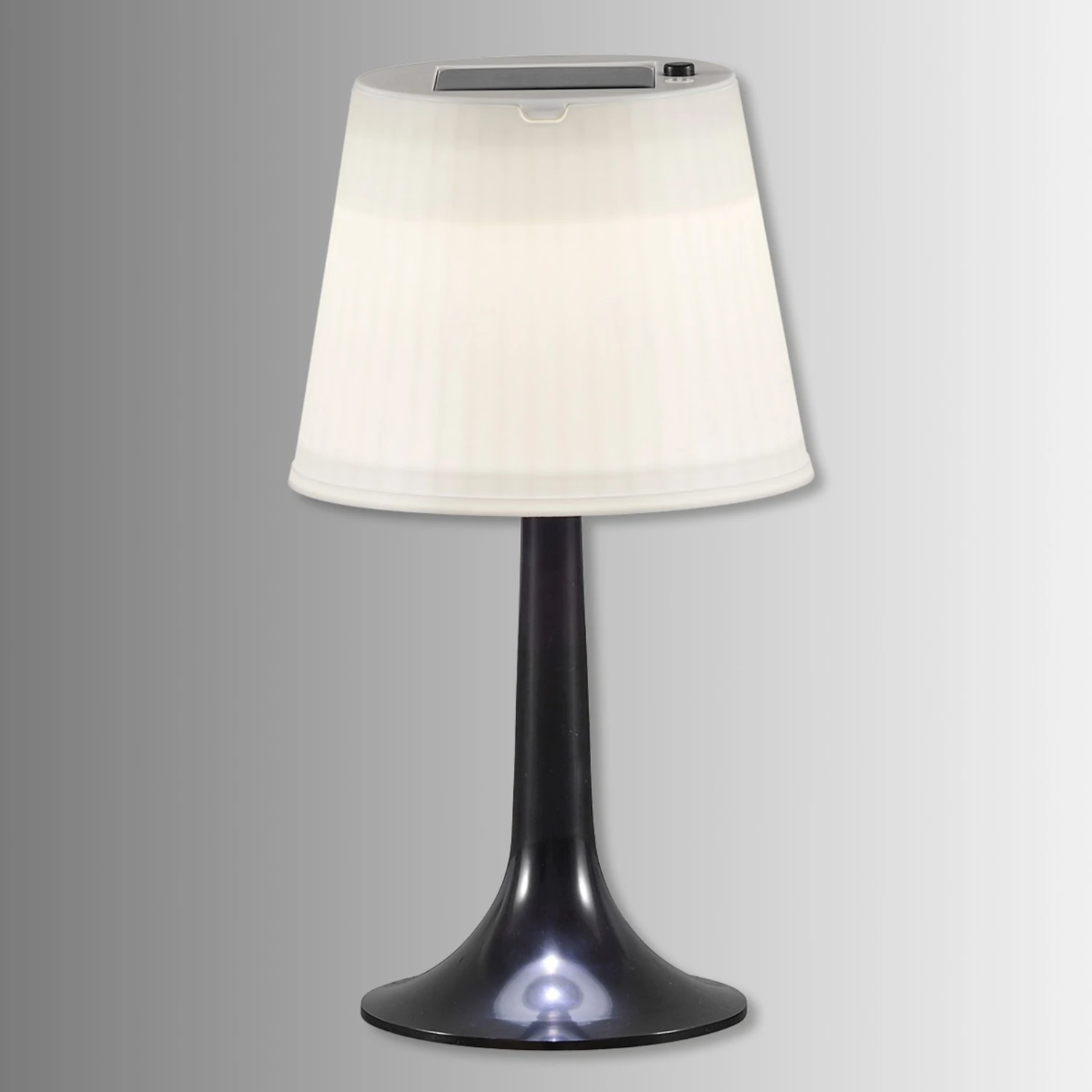 Konstsmide Schwarze LED-Solartischleuchte Assisi Sitra 2 Konstsmide Schwarze LED-Solartischleuchte Assisi Sitra – Bild 2