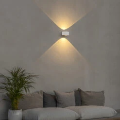 Konstsmide LED-Außenwandleuchte Gela, Up/down, Weiß 12 Konstsmide LED-Außenwandleuchte Gela, Up/down, Weiß -Modegeschäft Für Heimbeleuchtung 5522691 3