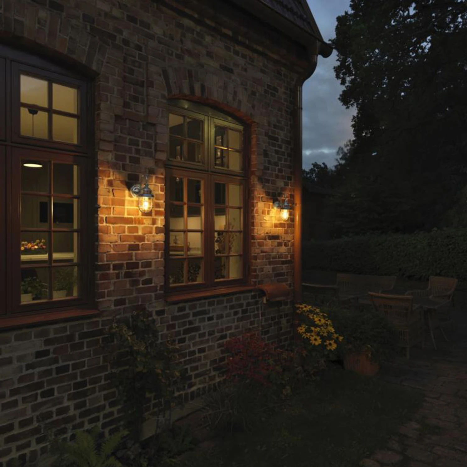 Konstsmide Außenwandleuchte Cerignola Silber 2 Konstsmide Außenwandleuchte Cerignola Silber – Bild 2