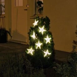 Lichtervorhang LED Mit 7 Sternen, Warmweiß -Modegeschäft Für Heimbeleuchtung 5524080 2