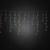 LED-Lichtervorhang Eisregen, Globes Bunt, 200-flg.