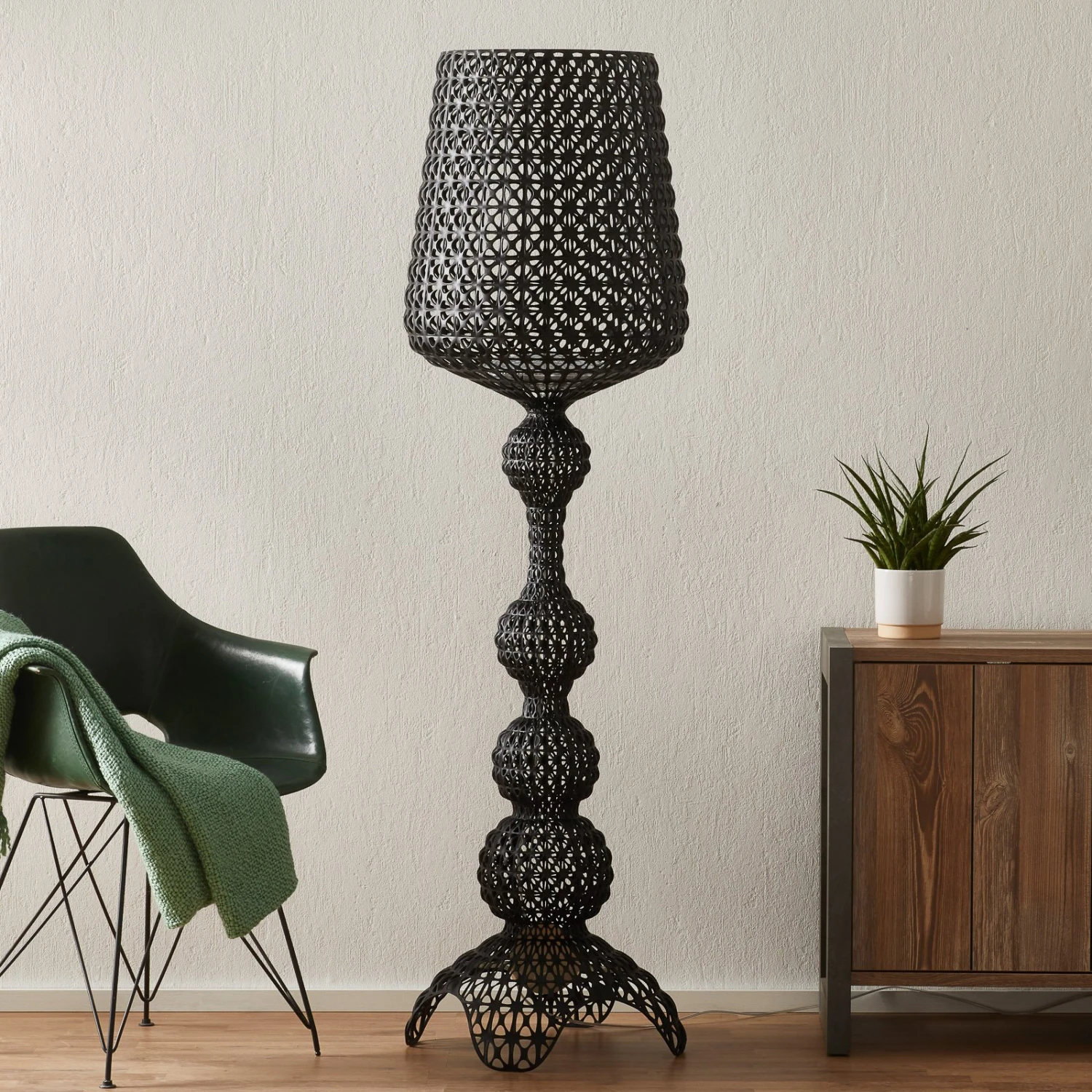 Kartell Kabuki - LED-Stehlampe, Schwarz 2 Kartell Kabuki - LED-Stehlampe, Schwarz – Bild 2