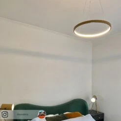 LED-Pendelleuchte Circle, Gold, Ø 39 Cm -Modegeschäft Für Heimbeleuchtung 6002979 2