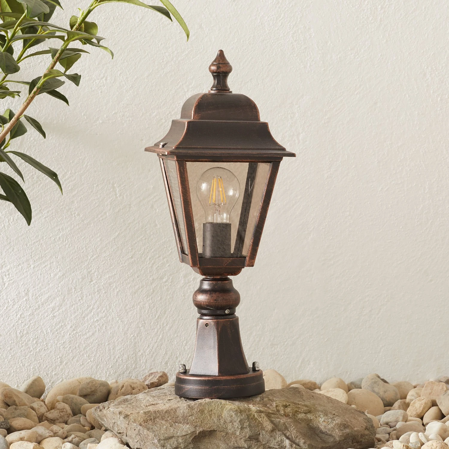 Antik Wirkende Sockelleuchte Toulouse 2 Antik Wirkende Sockelleuchte Toulouse – Bild 2