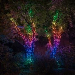 Lichterkette Twinkly RGB, Schwarz, 400-flammig 32m