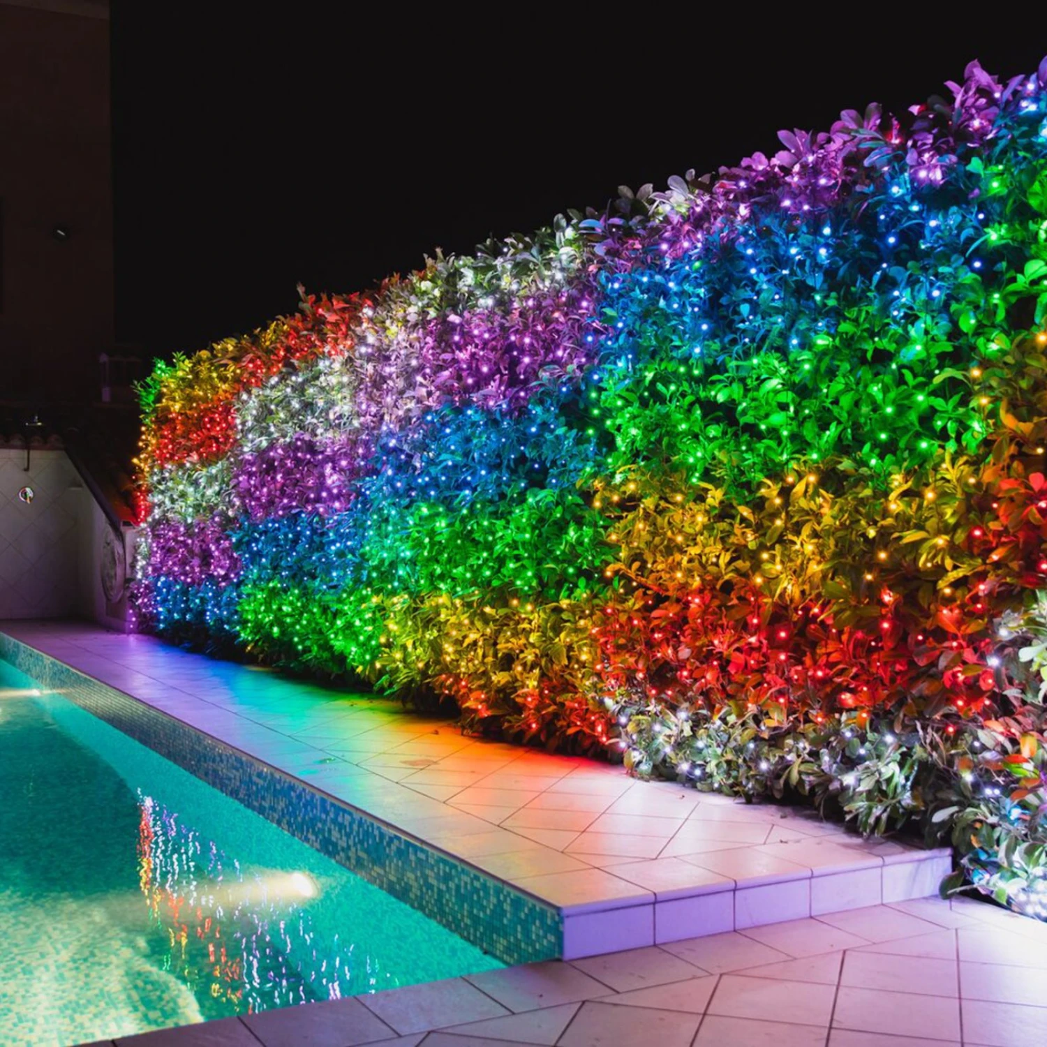 Lichterkette Twinkly RGB, Schwarz, 400-flammig 32m 7 Lichterkette Twinkly RGB, Schwarz, 400-flammig 32m – Bild 7