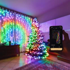 Lichterkette Twinkly RGB, Schwarz, 600-flammig 48m -Modegeschäft Für Heimbeleuchtung 6102028 5