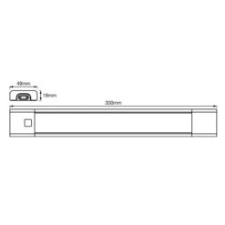 LEDVANCE Linear Slim Unterschranklampe 30cm Sensor -Modegeschäft Für Heimbeleuchtung 6106094 8