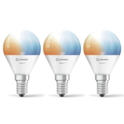 LEDVANCE SMART+ WiFi E14 4,9W Tropfen CCT 3er