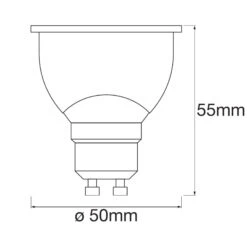 LEDVANCE SMART+ Bluetooth GU10 LED-Lampe 4,9W CCT -Modegeschäft Für Heimbeleuchtung 6106432 5