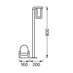 LEDVANCE SMART+ WiFi Outdoor Cascade, Höhe 80 Cm -Modegeschäft Für Heimbeleuchtung 6106603 7