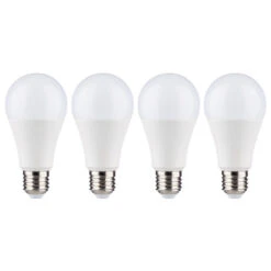 LED-Lampe E27 12W 2.700K Opal Im 4er-Pack