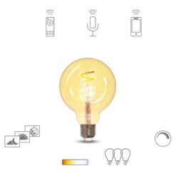 Müller Licht Tint LED-Globe G95 E27 5,5W Gold