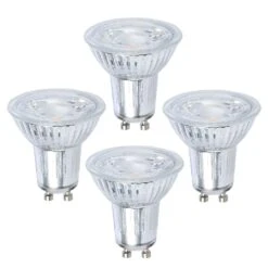 LED-Reflektor GU10 7W 600lm Warmweiß 4er-Set