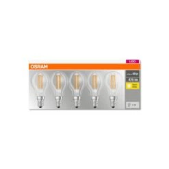 OSRAM LED-Lampe E14 P40 4W Filament 827 470lm 5er -Modegeschäft Für Heimbeleuchtung 7262705 2