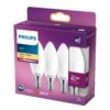 Philips LED-Kerzenlampe E14 B35 4,3W Matt 3er-Pack