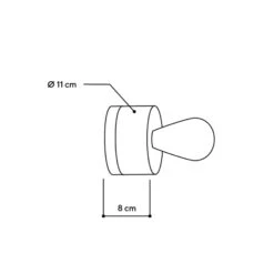 ALMUT 0239 Wandleuchte, Vegan, Zirbe/winterweiß -Modegeschäft Für Heimbeleuchtung 7594051 2