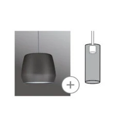 Paulmann Metallschirm Pirm Grau Matt 8 Paulmann Metallschirm Pirm Grau Matt -Modegeschäft Für Heimbeleuchtung 7601502 3