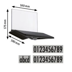 Paulmann Solar-Hausnummernleuchte Yoko, Anthrazit