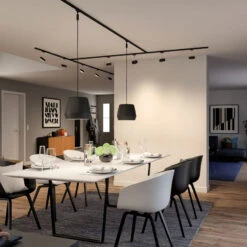 Paulmann URail System-Schiene Schwarz Matt, 200 Cm -Modegeschäft Für Heimbeleuchtung 7601716 2