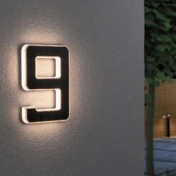 Paulmann LED-Solar-Hausnummer 9