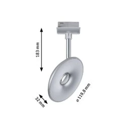 Paulmann URail LED-Spot Eye Chrom Matt