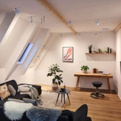 Paulmann Cup Seilsystem Basisset 5fl. Chrom Matt -Modegeschäft Für Heimbeleuchtung 7602838 8