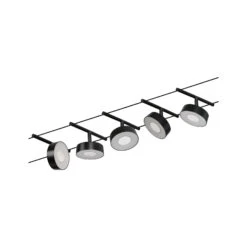 Paulmann Circle LED-Seilsystem 5fl. Schwarz Matt 11 Paulmann Circle LED-Seilsystem 5fl. Schwarz Matt -Modegeschäft Für Heimbeleuchtung 7602843 2