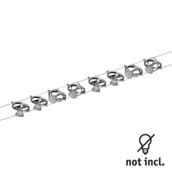 Paulmann Cardan Seilsystem 8fl. Chrom Matt/chrom 8 Paulmann Cardan Seilsystem 8fl. Chrom Matt/chrom -Modegeschäft Für Heimbeleuchtung 7602922 2