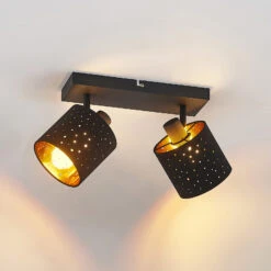 Lindby Darima Deckenstrahler, Zweiflammig, Schwarz -Modegeschäft Für Heimbeleuchtung 8032609 4