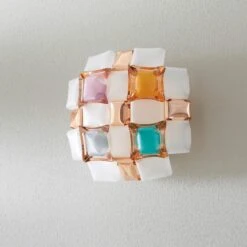 Slamp Mida Wandleuchte, 32x32 Cm, Bunt/weiß 11 Slamp Mida Wandleuchte, 32x32 Cm, Bunt/weiß -Modegeschäft Für Heimbeleuchtung 8503421 2