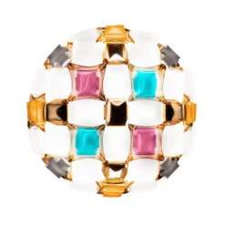 Slamp Mida Wandleuchte, 32x32 Cm, Bunt/weiß 13 Slamp Mida Wandleuchte, 32x32 Cm, Bunt/weiß -Modegeschäft Für Heimbeleuchtung 8503421 4