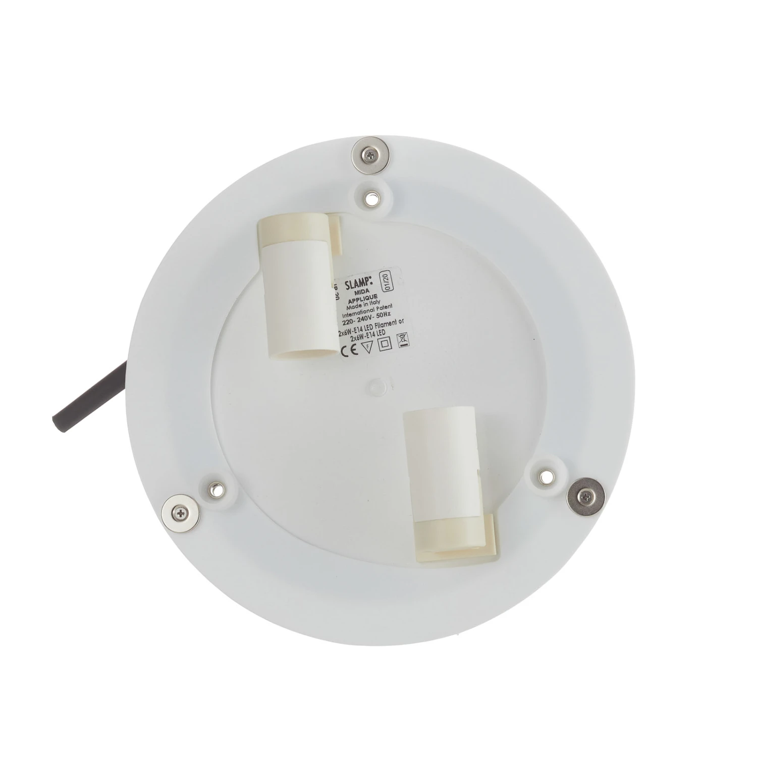 Slamp Mida Wandleuchte, 32x32 Cm, Bunt/weiß 9 Slamp Mida Wandleuchte, 32x32 Cm, Bunt/weiß – Bild 9