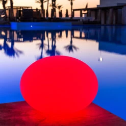 Schwimmfähige LED-Dekoleuchte Flatball L -Modegeschäft Für Heimbeleuchtung 8590013 5
