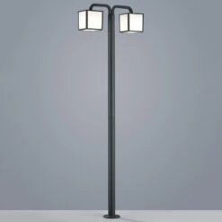 LED-Mastleuchte Cubango Mit Zwei Würfel-Schirmen 8 LED-Mastleuchte Cubango Mit Zwei Würfel-Schirmen -Modegeschäft Für Heimbeleuchtung 9004728 3