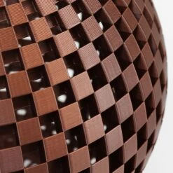 Stehleuchte Flechtwerk, Kugel, Kupfer -Modegeschäft Für Heimbeleuchtung 9039021 4