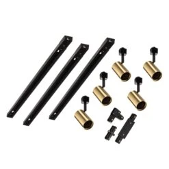 Prios Jorell 1-Phasen-Schienensystem 5-fl. Gold -Modegeschäft Für Heimbeleuchtung 9054010 6