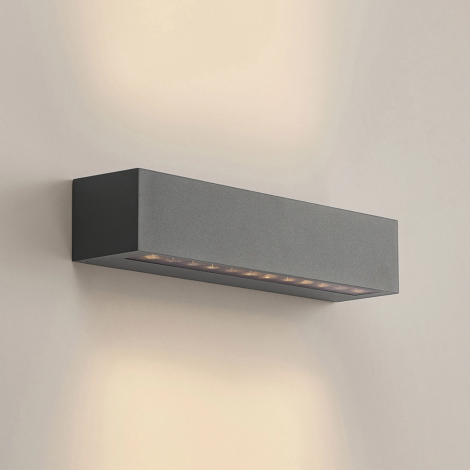 Arcchio Miraz LED-Außenwandleuchte, Dunkelgrau 5 Arcchio Miraz LED-Außenwandleuchte, Dunkelgrau – Bild 5